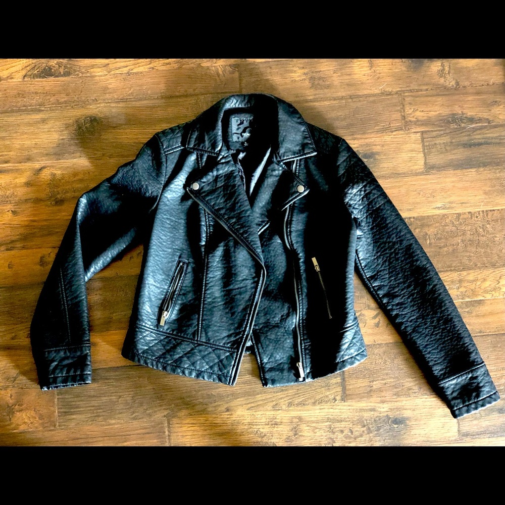 Faux Leather Jacket